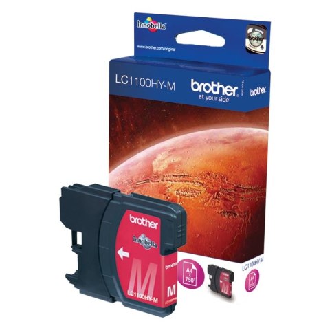 Brother LC-1100HYM Ink Cartridge nabój z tuszem 1 szt. Oryginalny Purpurowy Brother