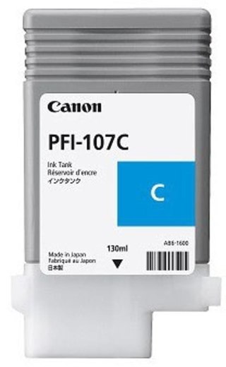 Canon PFI-107C nabój z tuszem 1 szt. Oryginalny Cyjan Canon