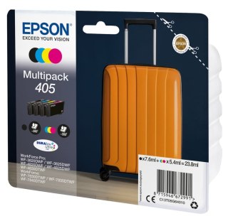 Epson 405 DURABrite Ultra Ink nabój z tuszem 1 szt. Oryginalny Standardowa wydajność Czarny, Cyjan, Purpurowy, Żółty Epson