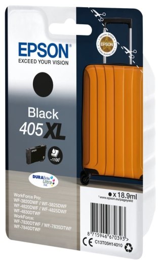 Epson 405XL DURABrite Ultra Ink nabój z tuszem 1 szt. Oryginalny Wysoka (XL) wydajność Czarny Epson