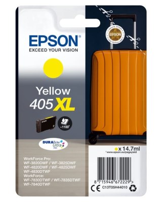 Epson 405XL DURABrite Ultra Ink nabój z tuszem 1 szt. Oryginalny Wysoka (XL) wydajność Żółty Epson