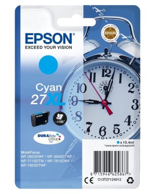 Epson Alarm clock Singlepack Cyan 27XL DURABrite Ultra Ink Epson