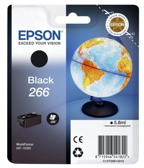 Epson Globe Singlepack Black 266 ink cartridge Epson