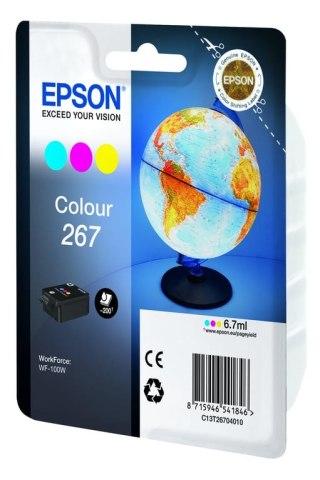 Epson Globe Singlepack Colour 267 ink cartridge Epson