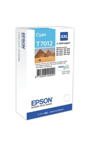 Epson Ink Cartridge XXL Cyan 3.4k Epson