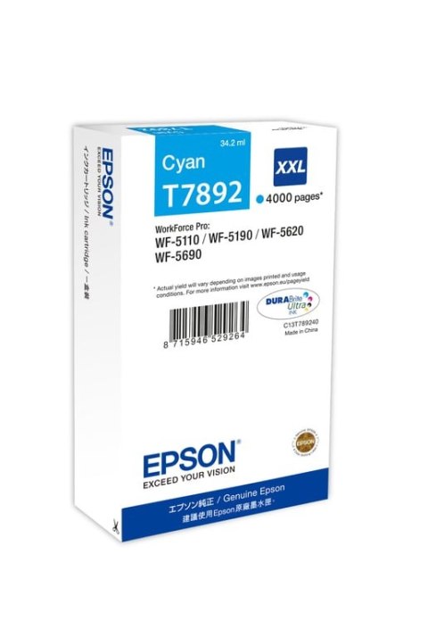 Epson Ink Cartridge XXL Cyan Epson