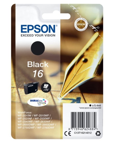 Epson Pen and crossword Singlepack Black 16 DURABrite Ultra Ink Epson