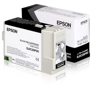 Epson SJIC20P(K) - Ink cartridge for TM-C3400BK (Black) Epson