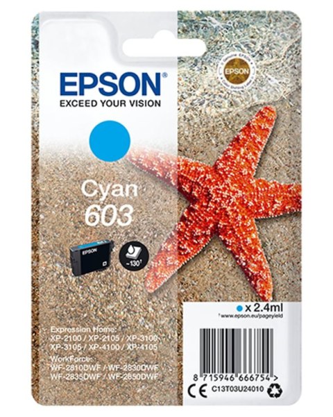 Epson Singlepack Cyan 603 Ink Epson