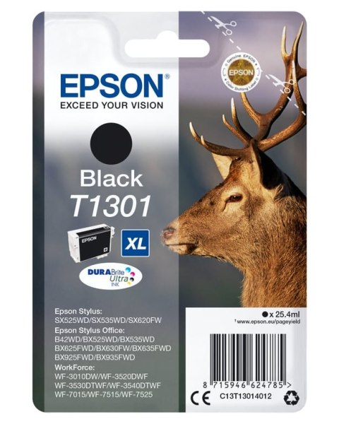 Epson Stag Wkład atramentowy Black T1301 DURABrite Ultra Ink Epson