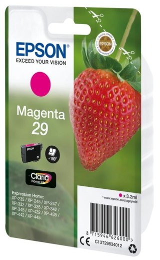 Epson Strawberry Singlepack Magenta 29 Claria Home Ink Epson