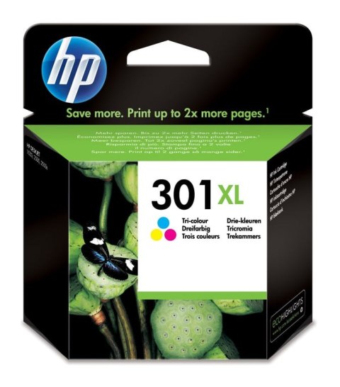 HP 301XL oryginalny wkład atramentowy trójkolorowy XL HP