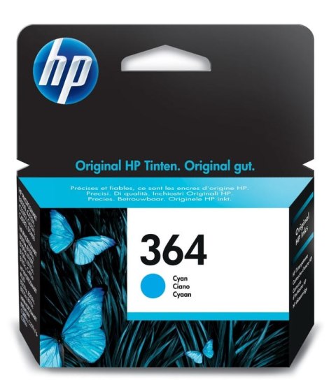 HP 364 oryginalny wkład atramentowy błękitny HP