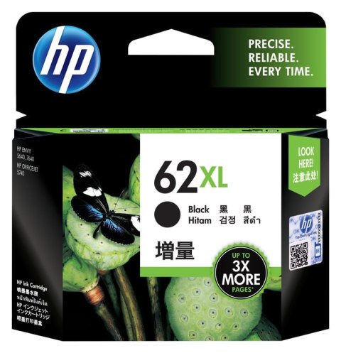 HP 62XL oryginalny wkład atramentowy czarny XL HP