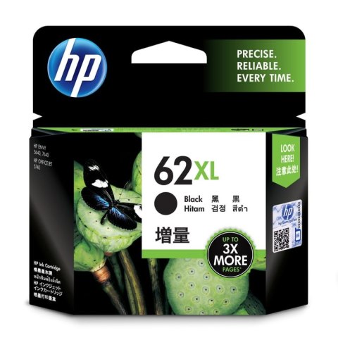 HP 62XL oryginalny wkład atramentowy czarny XL HP