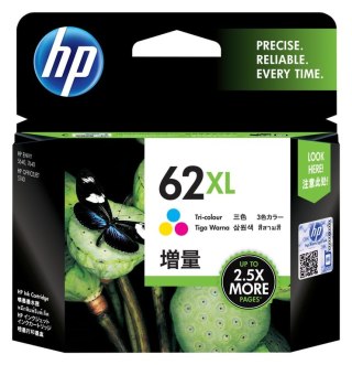 HP 62XL oryginalny wkład atramentowy trójkolorowy XL HP