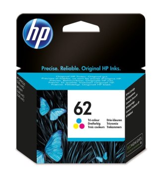 HP 62 oryginalny wkład atramentowy trójkolorowy HP