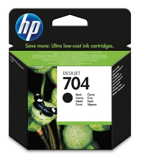 HP 704 oryginalny wkład atramentowy Ink Advantage czarny HP