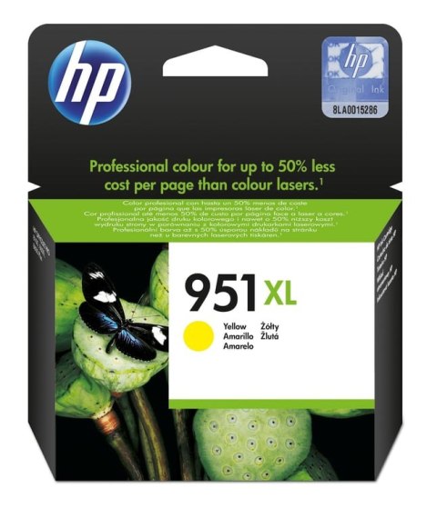 HP 951XL oryginalny wkład atramentowy żółty XL HP