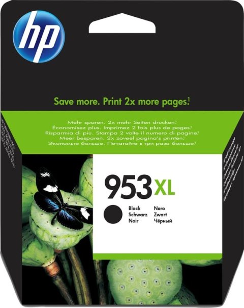 HP Oryginalny czarny wkład atramentowy 953XL HP