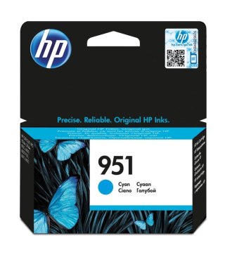 HP Oryginalny, niebieski wkład atramentowy 951 HP