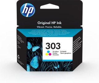 HP Oryginalny trójkolorowy tusz 303 HP