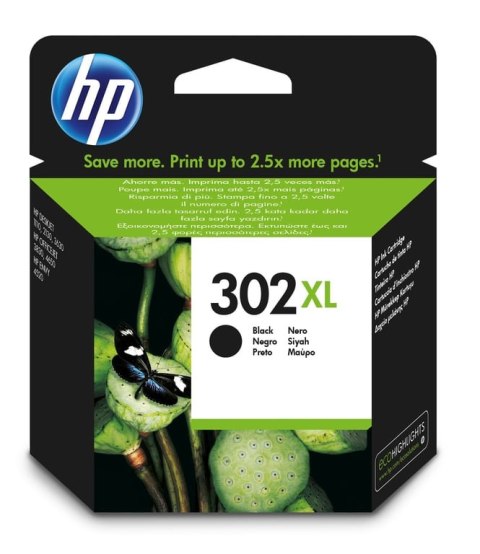 HP Oryginalny wkład atramentowy 302XL, czarny XL HP