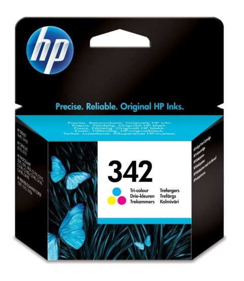 HP 342 oryginalny wkład atramentowy trójkolorowy HP