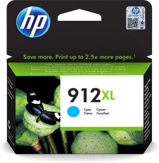 HP 912XL oryginalny wysokowydajny wkład atramentowy błękitny HP