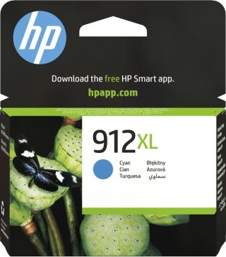 HP 912XL oryginalny wysokowydajny wkład atramentowy błękitny HP