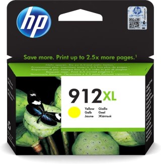 HP 912XL oryginalny wysokowydajny wkład atramentowy żółty HP