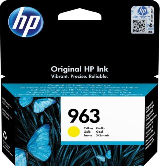 HP 963 oryginalny wkład atramentowy żółty HP