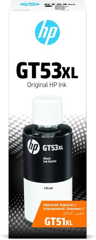 HP Butelka z oryginalnym czarnym atramentem GT53XL 135 ml HP