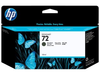 HP Czarny matowy wkład atramentowy 72 DesignJet 130 ml HP