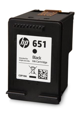 HP Oryginalny, czarny wkład atramentowy 651 Ink Advantage HP