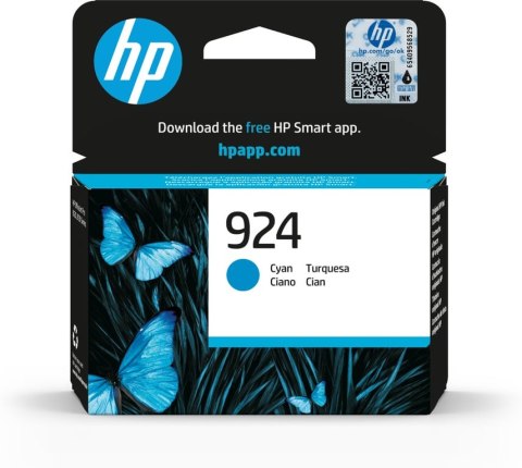 HP Oryginalny wkład z błękitnym atramentem 924 HP