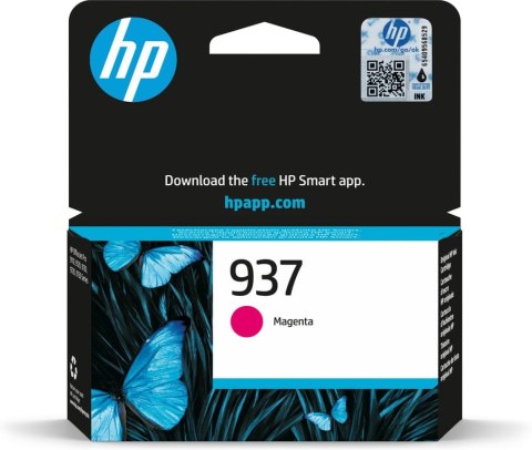 HP Oryginalny wkład z purpurowym atramentem 937 HP