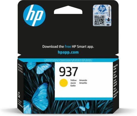 HP Oryginalny wkład z żółtym atramentem 937 HP