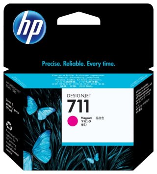 HP Purpurowy wkład atramentowy 711 DesignJet 29 ml HP