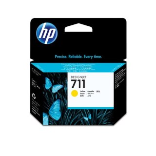 HP Żółty wkład atramentowy 711 DesignJet 29 ml HP