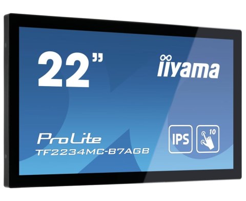 Iiyama ProLite TF2234MC-B7AGB monitor komputerowy 54,6 cm (21.5") 1920 x 1080 px Full HD LED Ekran dotykowy Przeznaczony dla wie Iiyama