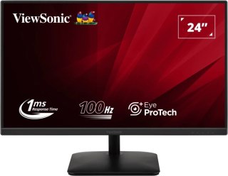 Viewsonic VA2408-MHDB monitor komputerowy 61 cm (24") 1920 x 1080 px Full HD LED Czarny Viewsonic