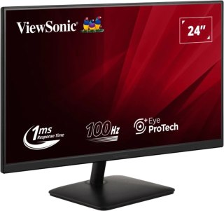 Viewsonic VA2408-MHDB monitor komputerowy 61 cm (24") 1920 x 1080 px Full HD LED Czarny Viewsonic