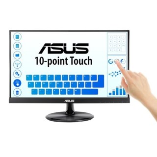 ASUS VT229H monitor komputerowy 54,6 cm (21.5") 1920 x 1080 px Full HD LED Ekran dotykowy Czarny ASUS