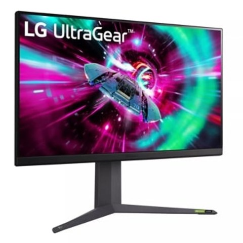 LG 32GR93U-B monitor komputerowy 80 cm (31.5") 3840 x 2160 px 4K Ultra HD LCD Czarny, Szary, Fioletowy LG