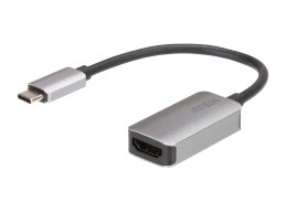 ATEN UC3008A1 adapter kablowy 0,154 m USB Type-C HDMI Typu A (Standard) Aluminium, Czarny ATEN