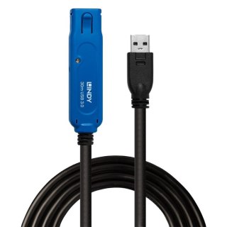 Lindy 43362 kabel USB 30 m USB 3.2 Gen 1 (3.1 Gen 1) USB A Czarny, Niebieski Lindy