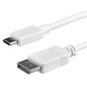 StarTech CDP2DPMM1MW adapter kablowy 1 m USB Type-C DisplayPort Biały StarTech.com