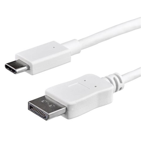 StarTech CDP2DPMM1MW adapter kablowy 1 m USB Type-C DisplayPort Biały StarTech.com