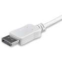 StarTech CDP2DPMM1MW adapter kablowy 1 m USB Type-C DisplayPort Biały StarTech.com